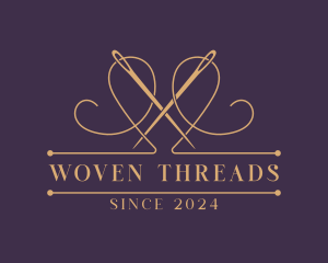 Thread Needle Alteration logo design