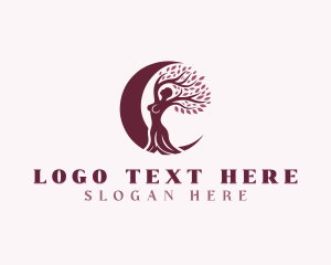 Woman Tree Ecology Logo