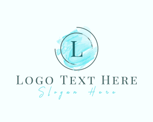Cosmetology - Elegant Boutique Watercolor logo design