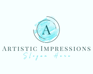 Elegant Boutique Watercolor logo design