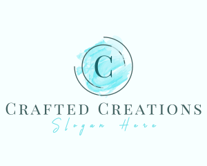 Elegant Boutique Watercolor logo design