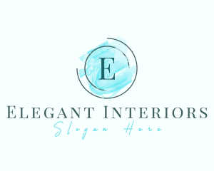 Elegant Boutique Watercolor logo design