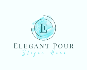 Elegant Boutique Watercolor logo design