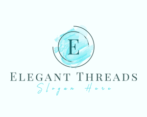 Elegant Boutique Watercolor logo design