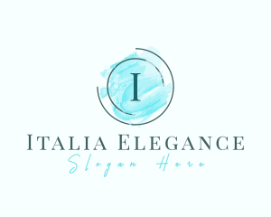 Elegant Boutique Watercolor logo design