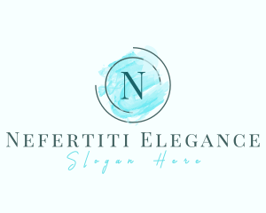 Elegant Boutique Watercolor logo design