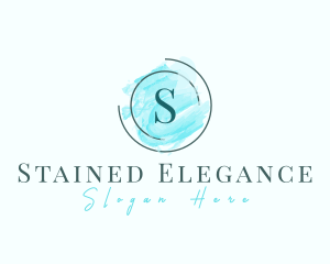 Elegant Boutique Watercolor logo design