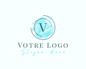 Cosmetology - Elegant Boutique Watercolor logo design