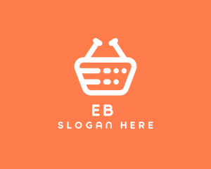 Boutique - Grocery Shopping Basket logo design