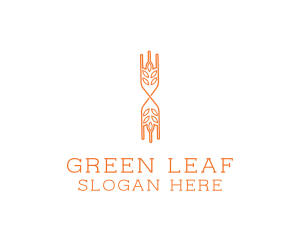 Elegant Leaf Boutique logo design