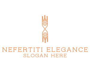 Elegant Leaf Boutique logo design