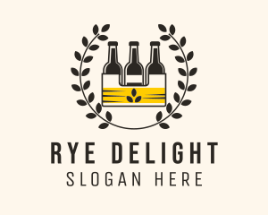 Rye - Wheat Beer Brewery logo design