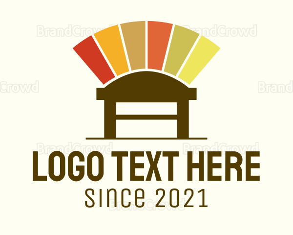 Colorful Chair Design Logo