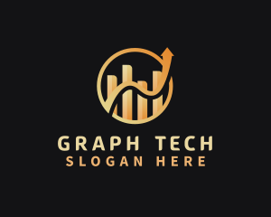 Graph - Finance Graph Arrow logo design