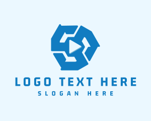 Social Media - Tech Media Player logo design