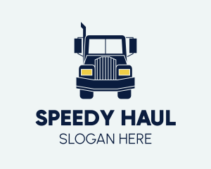 Truck - Blue Front Truck logo design