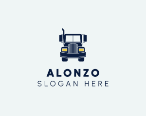 Blue Front Truck logo design