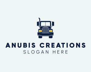 Blue Front Truck logo design