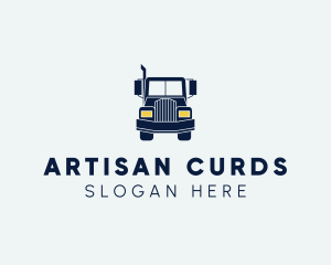 Blue Front Truck logo design