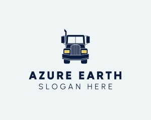 Blue Front Truck logo design