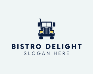 Blue Front Truck logo design