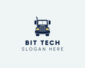 Blue Front Truck logo design