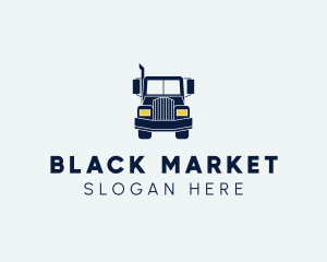 Blue Front Truck logo design