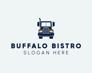 Blue Front Truck logo design