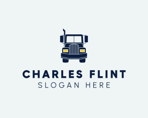 Blue Front Truck logo design