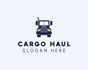 Blue Front Truck logo design