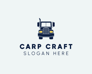 Blue Front Truck logo design