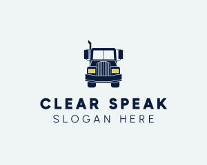 Blue Front Truck logo design