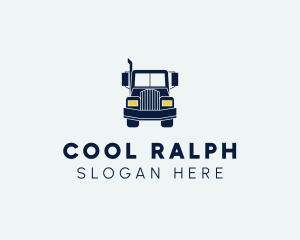 Blue Front Truck logo design