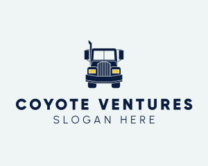 Blue Front Truck logo design