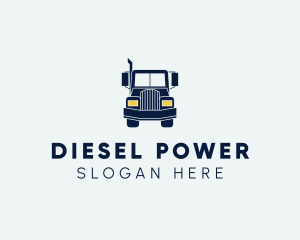 Diesel - Blue Front Truck logo design