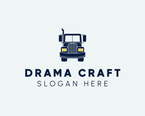 Blue Front Truck logo design