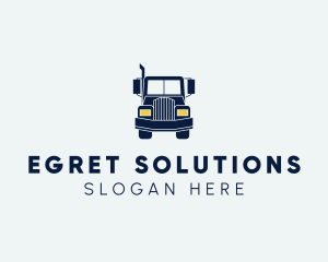 Blue Front Truck logo design