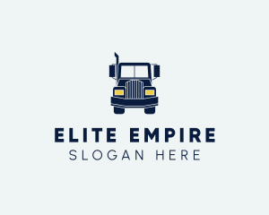 Blue Front Truck logo design