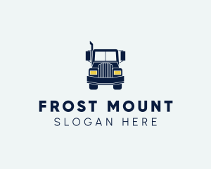 Blue Front Truck logo design