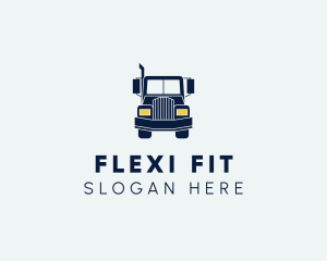 Blue Front Truck logo design