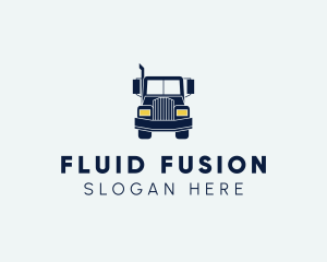 Blue Front Truck logo design