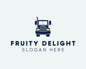 Blue Front Truck logo design