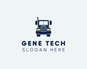 Blue Front Truck logo design