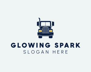 Blue Front Truck logo design