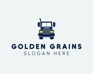 Blue Front Truck logo design