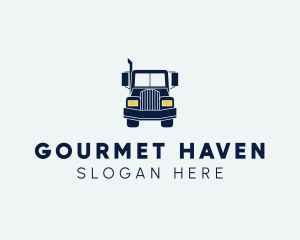 Blue Front Truck logo design