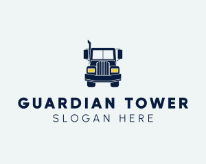 Blue Front Truck logo design