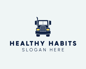 Blue Front Truck logo design