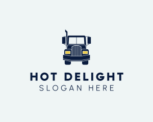 Blue Front Truck logo design