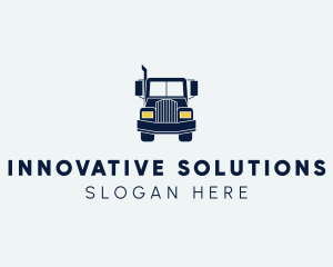 Blue Front Truck logo design